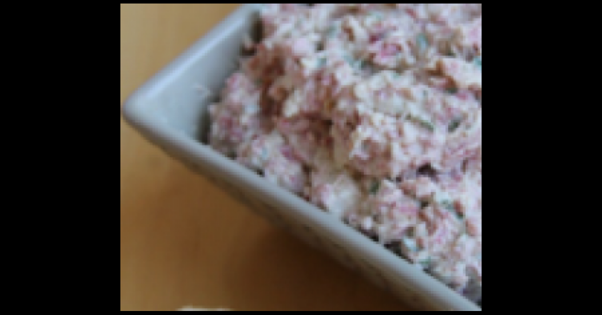 Mousse de salami au fromage frais par littlemary. Une recette de fan à