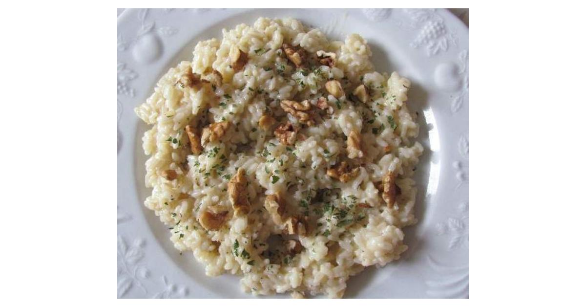 Risotto et noix par Anne Legoupil Ma cuisine tout simplement