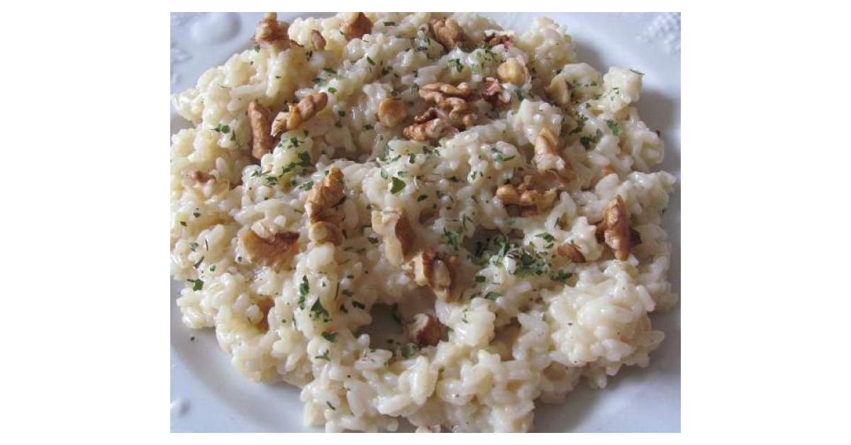 Risotto et noix par Anne Legoupil Ma cuisine tout simplement