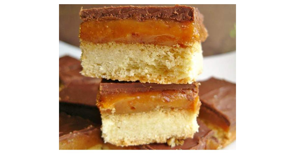 Millionnaire Shortbreads Par Michris Une Recette De Fan A Retrouver Dans La Categorie Desserts Confiseries Sur Www Espace Recettes Fr De Thermomix Sup Sup