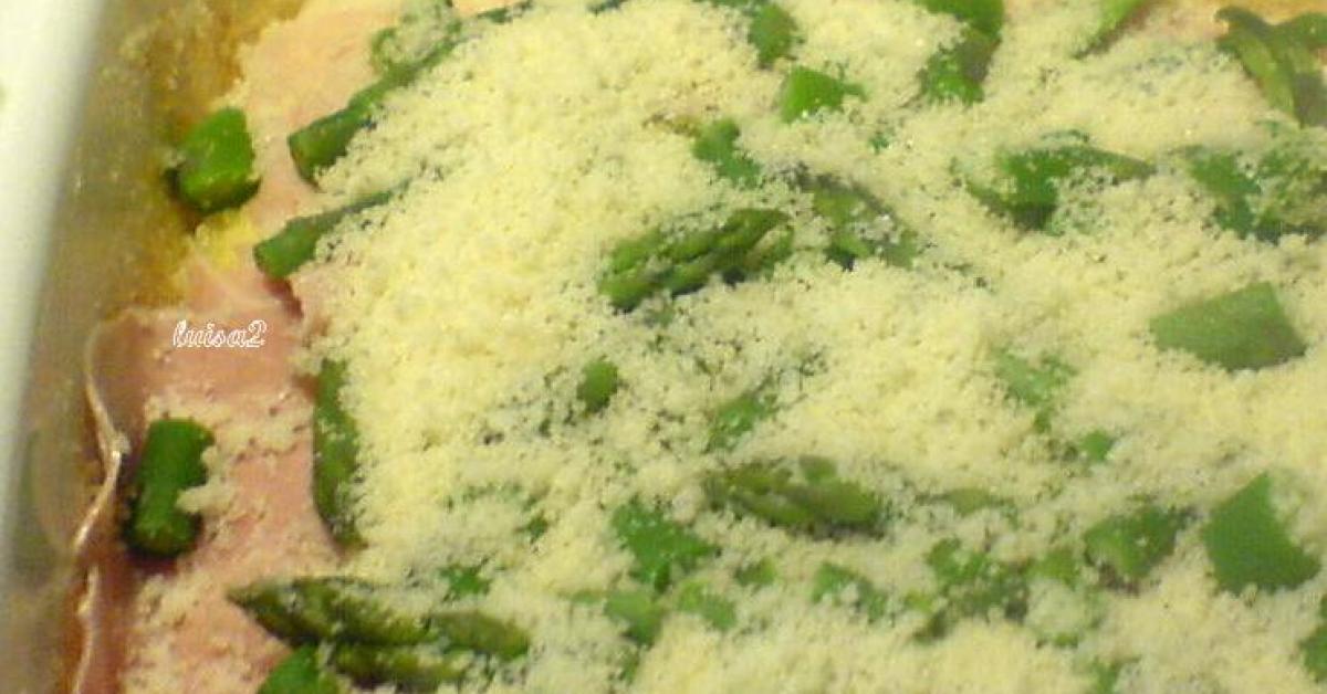 Flan d'asperges et de pomme de terre par lamouette39. Une recette de