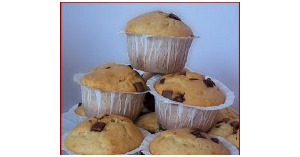 Muffins aux chunks chocolait au lait par Mimicroque. Une recette de fan ...