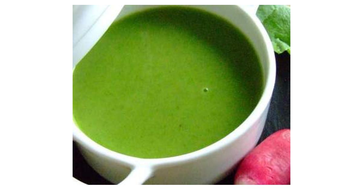 velouté de fanes de radis sans pomme de terre par malutin68. Une