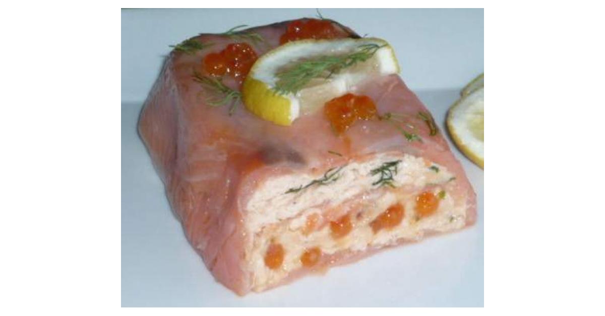 Terrine fraîche aux deux saumons par pjggavlas. Une recette de fan à
