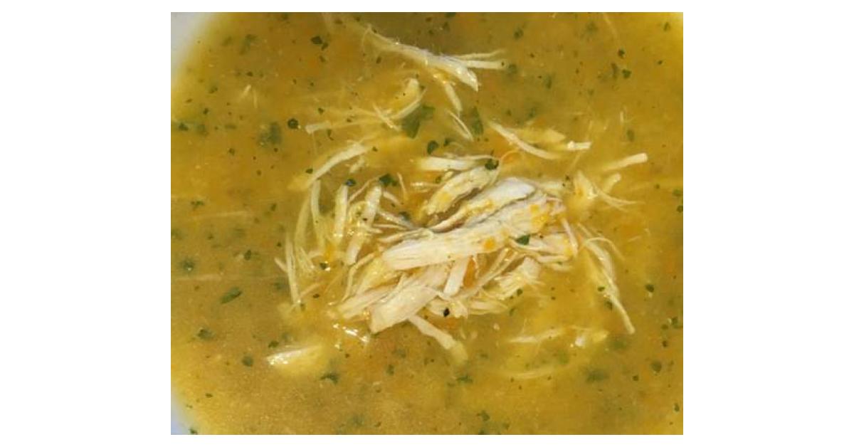 SOUPE DE POULET (Consomé de Pollo Mexique) par QSWI2141. Une recette