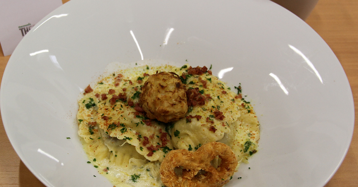 Ravioles à l'alsacienne, sauce au Munster Thermostars par Anne So