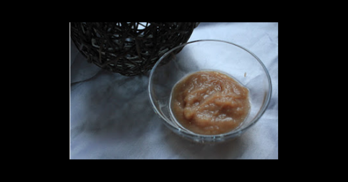 Compote pommes bananes par Papilles-on-off. Une recette de fan à