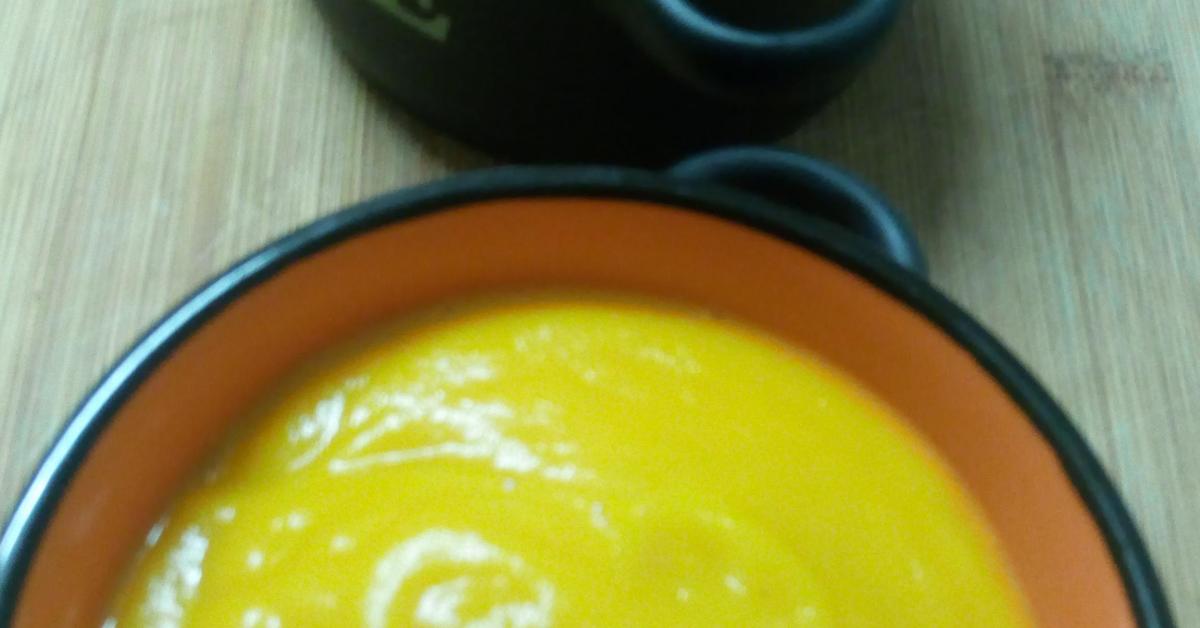 Velouté de patates douces et carottes au lait de coco (recette à indice glycémique bas) par