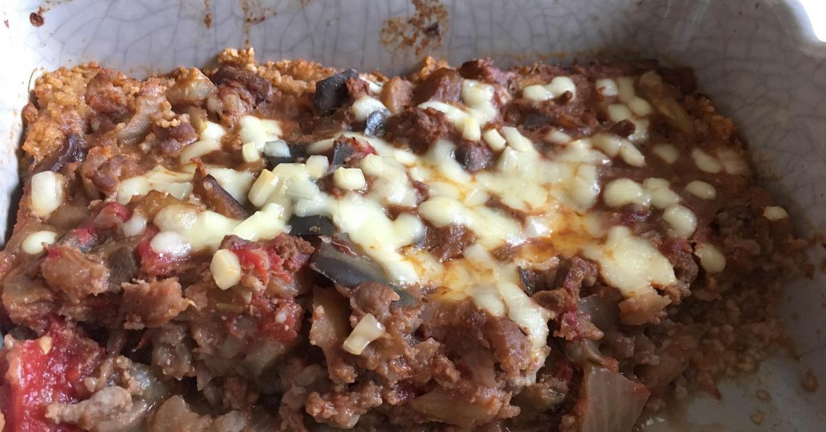 Gratin aubergines boeuf (facile) par Jossim. Une recette de fan à