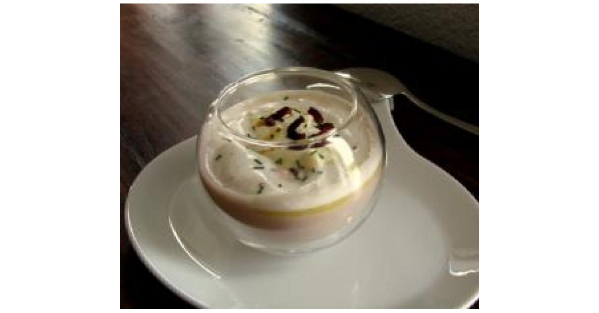 VELOUTÉ DE CHATAIGNE EN CAPUCCINO par AL3X. Une recette de fan à